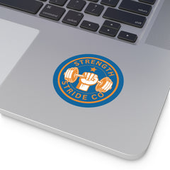 Strength Stride Co Round Vinyl Sticker