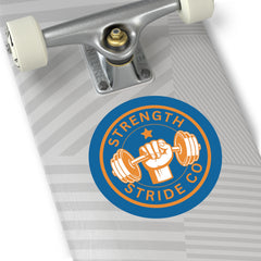 Strength Stride Co Round Vinyl Sticker