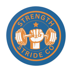 Strength Stride Co Round Vinyl Sticker
