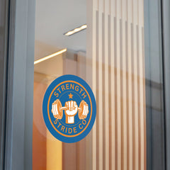 Strength Stride Co Round Vinyl Sticker