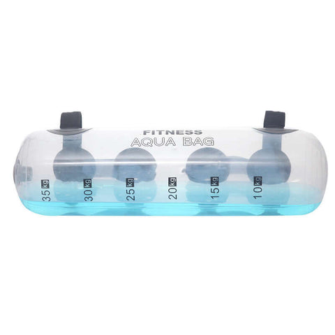 Transparent Cylindrical Water Weight Dumbbell Fitness Equipment