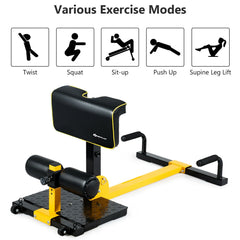 8-in-1 Multifunctional Home Gym Squat Fitness Training Equipment