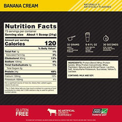 Optimum Nutrition Gold Standard 100% Protein Powder Supplement