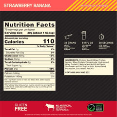 Optimum Nutrition Gold Standard 100% Protein Powder Supplement