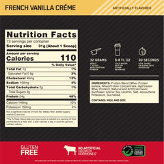 Optimum Nutrition Gold Standard 100% Protein Powder Supplement