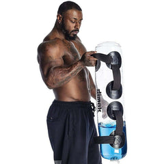 Transparent Cylindrical Water Weight Dumbbell Fitness Equipment