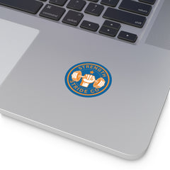 Strength Stride Co Round Vinyl Sticker