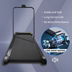 2-in-1 Folding Walking Pad Under Desk Treadmill