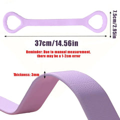 Figure-8 Silicone Resistance Loop Exercise Band Fitness