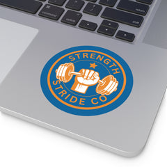 Strength Stride Co Round Vinyl Sticker