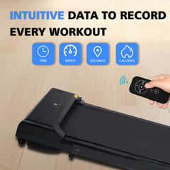 2-in-1 Folding Walking Pad Under Desk Treadmill