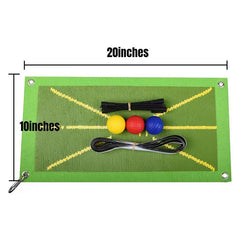 Golf Swing Practice Training Mat Directional Track Guide