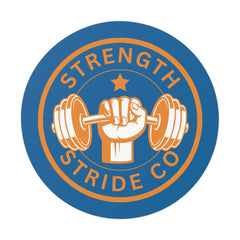 Strength Stride Co Round Vinyl Sticker