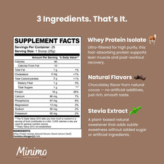 Chocolate Whey Isolate Protein Powder Fitness Supplement 1.54lbs