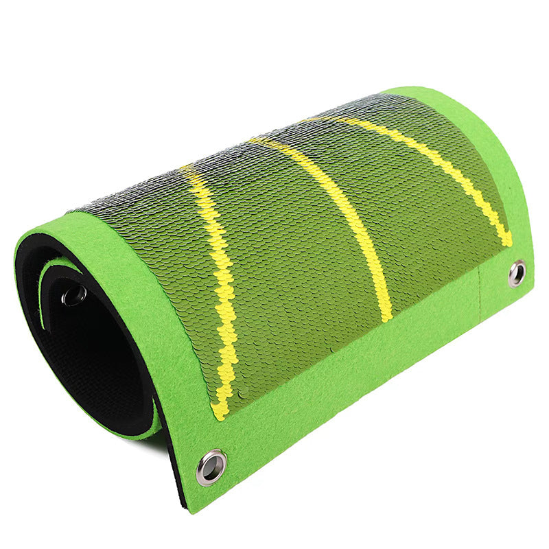 Golf Swing Practice Training Mat Directional Track Guide