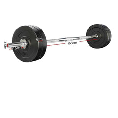 28KG Barbell Weight Set Plates Bench Press Fitness