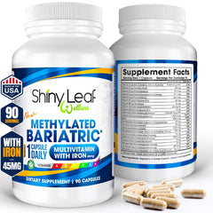 Methylated Bariatric Multivitamin 45mg Iron One Capsule Daily