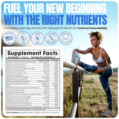 Methylated Bariatric Multivitamin 45mg Iron One Capsule Daily
