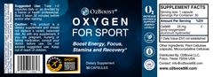 Oxygen For Sport Dietary Supplement Fitness Nutrition Support