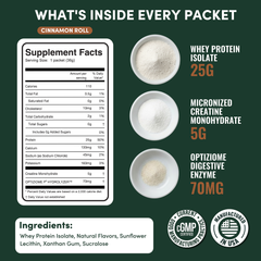 2-in-1 Whey Protein Isolate Creatine Travel Packets