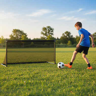 Portable Pop Up Toddler Soccer Net Metal Frame