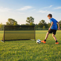 Portable Pop Up Toddler Soccer Net Metal Frame