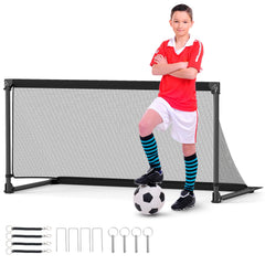 Portable Pop Up Toddler Soccer Net Metal Frame