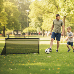 Portable Pop Up Toddler Soccer Net Metal Frame