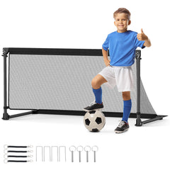 Portable Pop Up Toddler Soccer Net Metal Frame