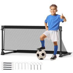 Portable Pop Up Toddler Soccer Net Metal Frame