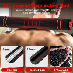 5-in-1 Adjustable Dumbbell Barbell Kettlebell Set 10-90lbs