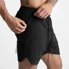 Men's Performance Quick Dry Shorts With Zipper Pockets