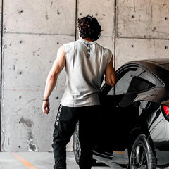 Men's Performance Sleeveless Quick Dry Athletic Shirt