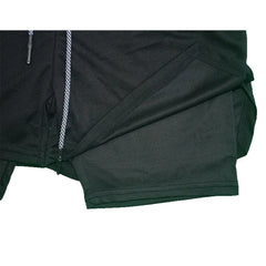 Men's 2-in-1 Compression Running Shorts With Phone Pockets