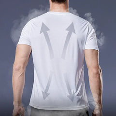 Men's Performance Quick Dry Running Sports T-Shirt
