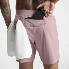 Men's Performance Quick Dry Shorts With Zipper Pockets
