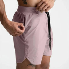 Men's Performance Quick Dry Shorts With Zipper Pockets