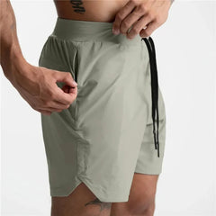 Men's Performance Quick Dry Shorts With Zipper Pockets