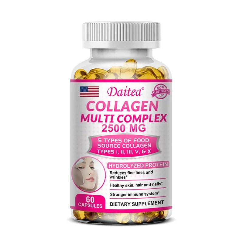 Hydrolyzed Collagen Dietary Supplement Skin Joint Support