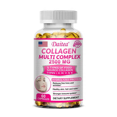 Hydrolyzed Collagen Dietary Supplement Skin Joint Support