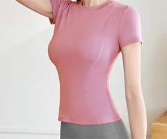 Women's Workout Performance Quick Dry Fitness T-Shirt