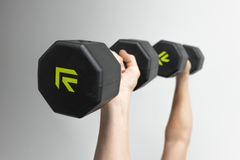 Octo Rubber Dumbbell Individual Weight Training Fitness Equipment