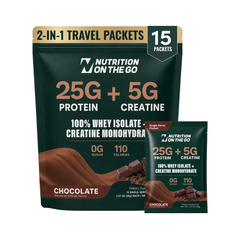 2-in-1 Whey Protein Isolate Creatine Travel Packets