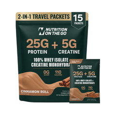 2-in-1 Whey Protein Isolate Creatine Travel Packets