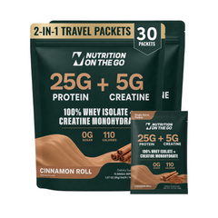 2-in-1 Whey Protein Isolate Creatine Travel Packets