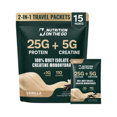 2-in-1 Whey Protein Isolate Creatine Travel Packets