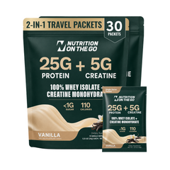 2-in-1 Whey Protein Isolate Creatine Travel Packets
