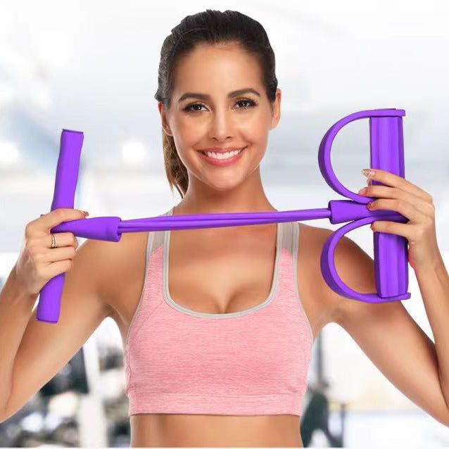 Pedal Resistance Band Yoga Elastic Rope Sit Up