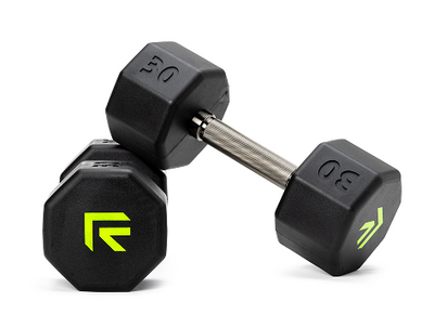 Octo Rubber Dumbbell Individual Weight Training Fitness Equipment