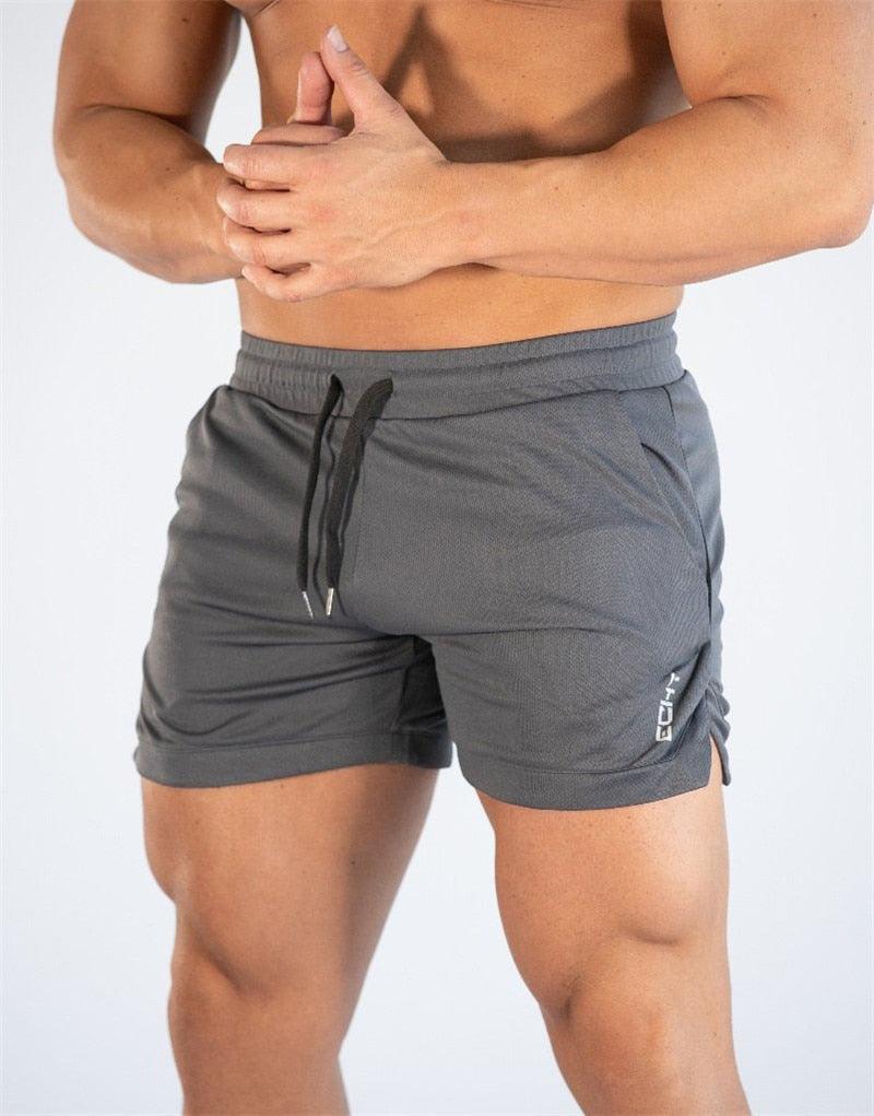 Men's Quick Dry Compression Gym Running Shorts Pockets